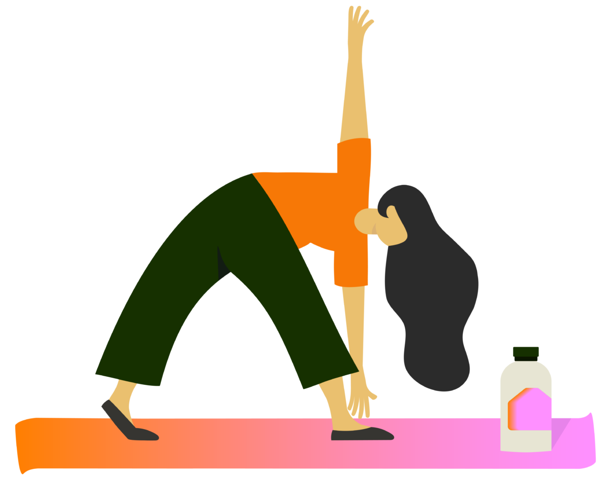 Leona kuvituskuva kuntosali